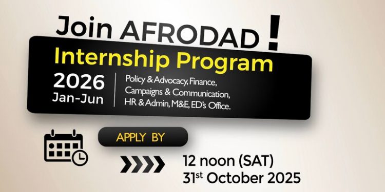 AFRODAD Internship Program