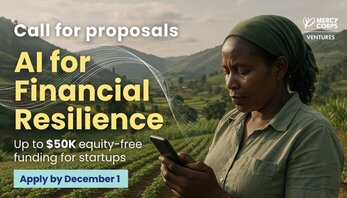 Mercy Corps Ventures AI for Financial Resilience Initiative