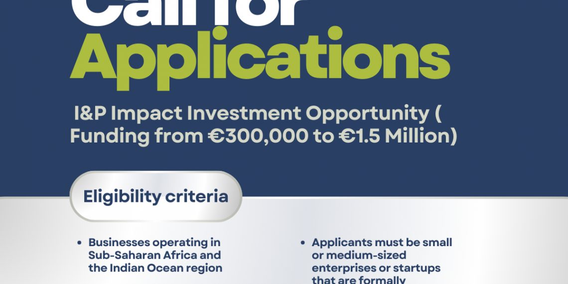 I&P Impact Investment Opportunity