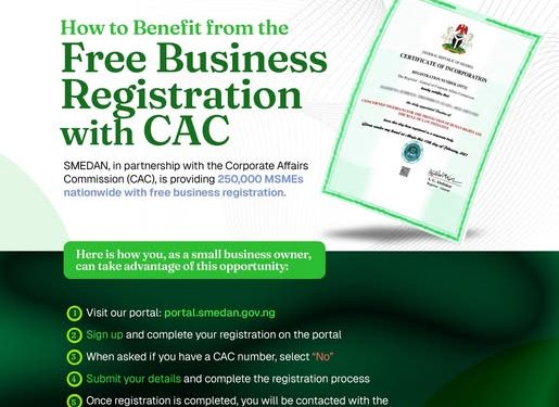 SMEDAN Free CAC Business